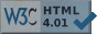 Valid HTML 4.01 Transitional