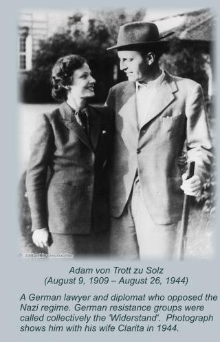 Adam von Trott zu Solz, German Resistance participant.